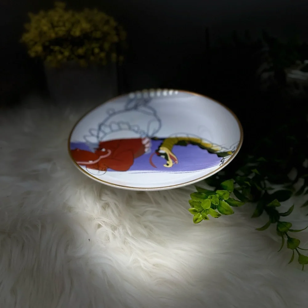 Disney Fantasia fine Ceramic Dessert/Salad White Plate